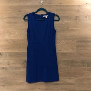 DVF Sapphire Blue Mini Dress